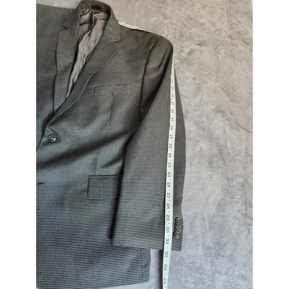 Michael Kors Sport Coat Men's 44s Houndstooth Two Button Jacket Suit Blazer 44